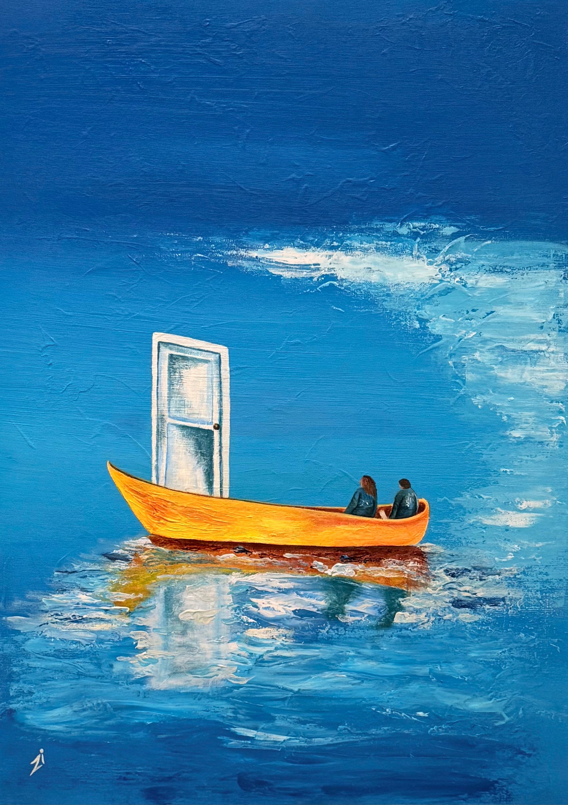 hope by Zi Shamloo, acrylic on canvas